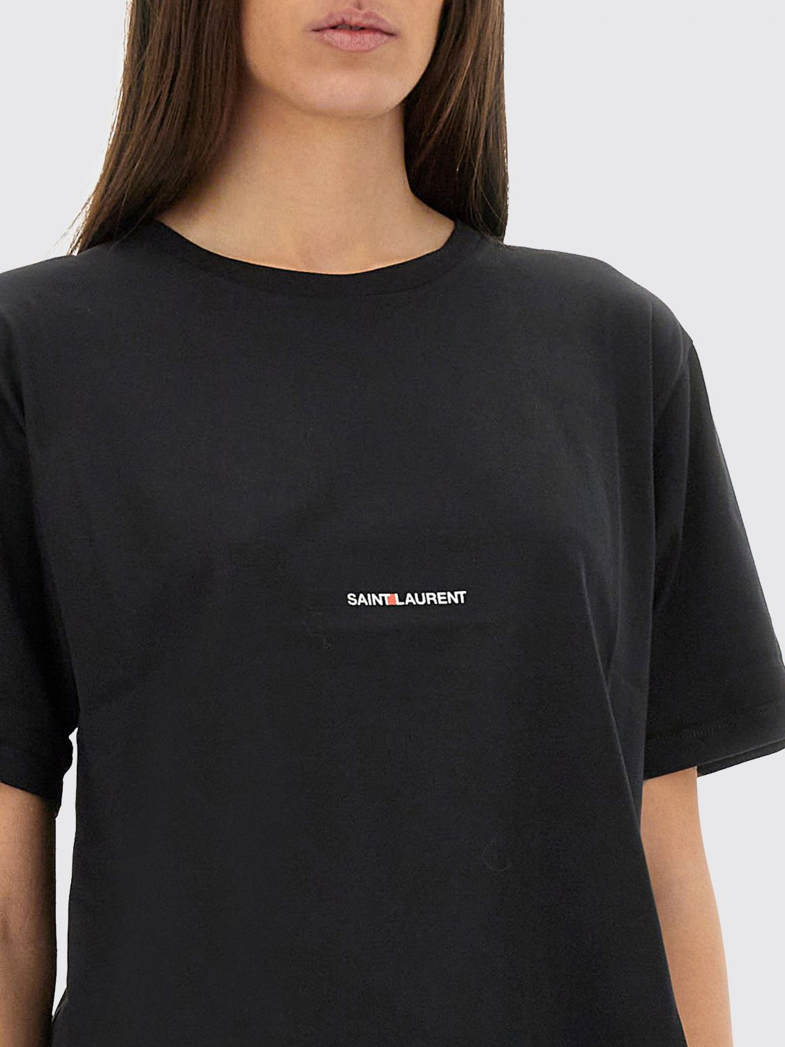 [Saint Laurent] T-shirts Short Sleeve FW25 460876YB2DQ 1000