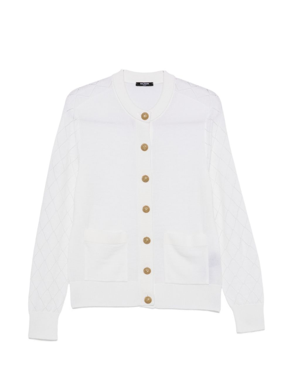 [Balmain] Cardigan FW26 HF1KN085KJ990FA