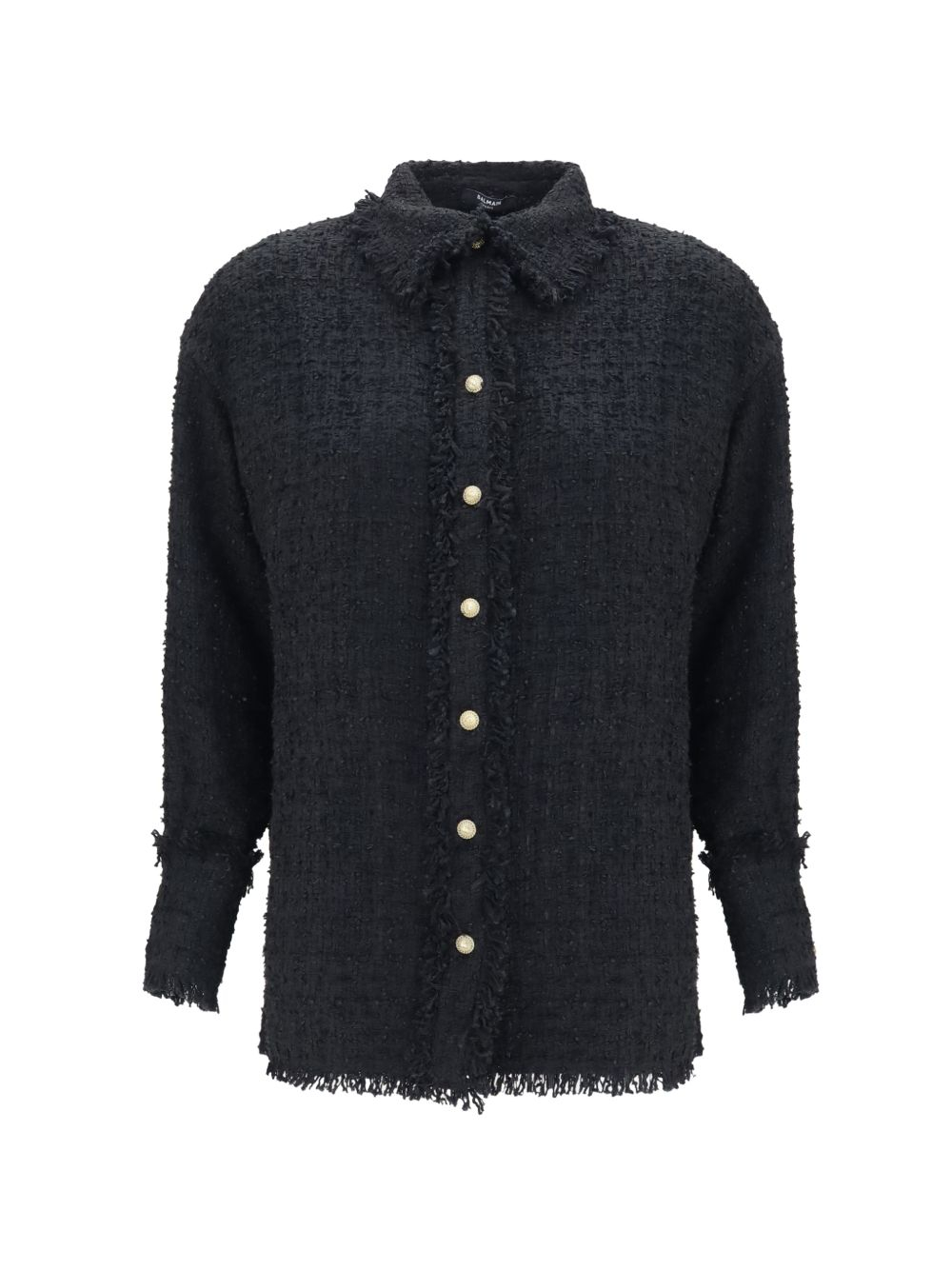 [Balmain] Shirts Long Sleeve FW26 HF1HD005XM070PA