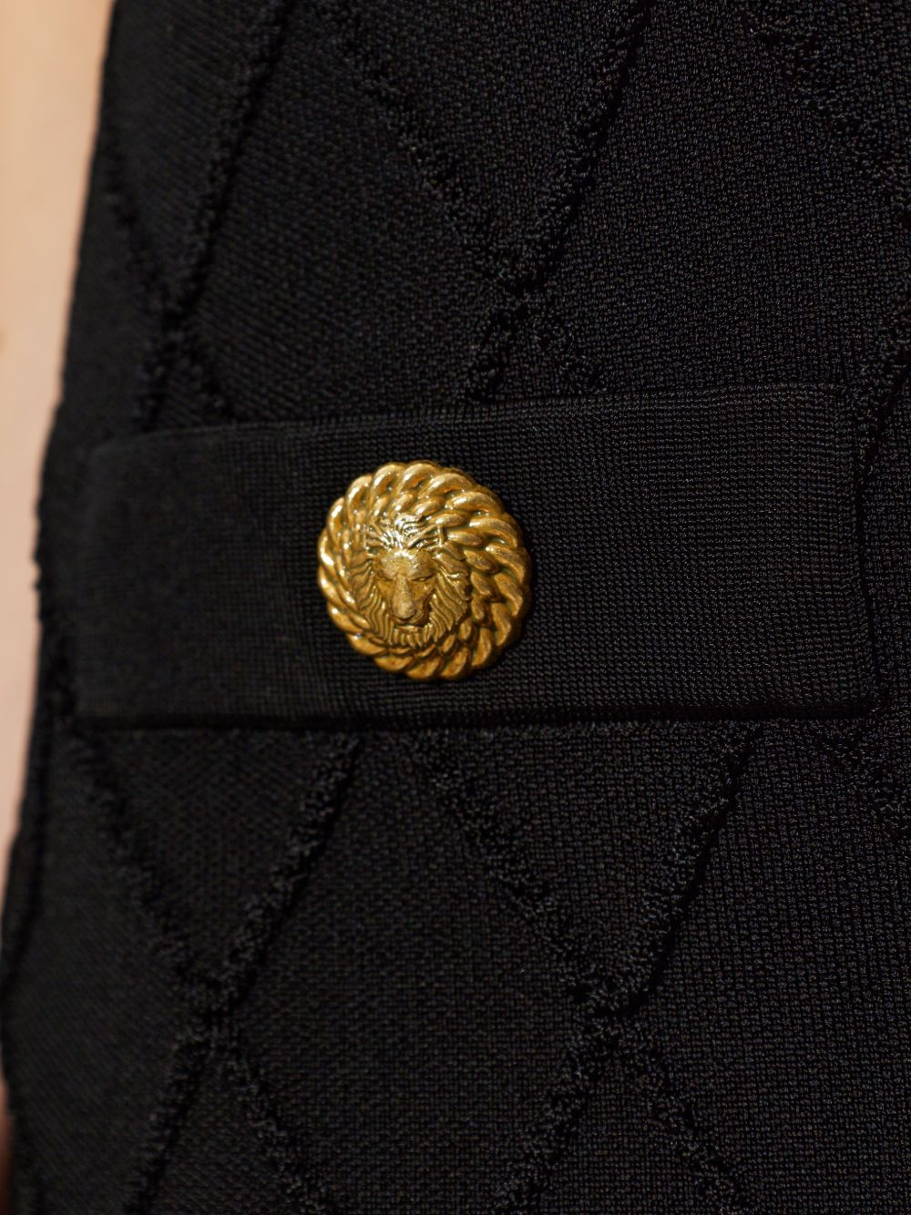 [Balmain] Mini skirt FW26 HF1LB015KK200PA