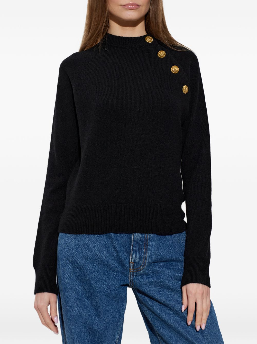 [Balmain] Knitwear FW26 HF1KA130KI870PA