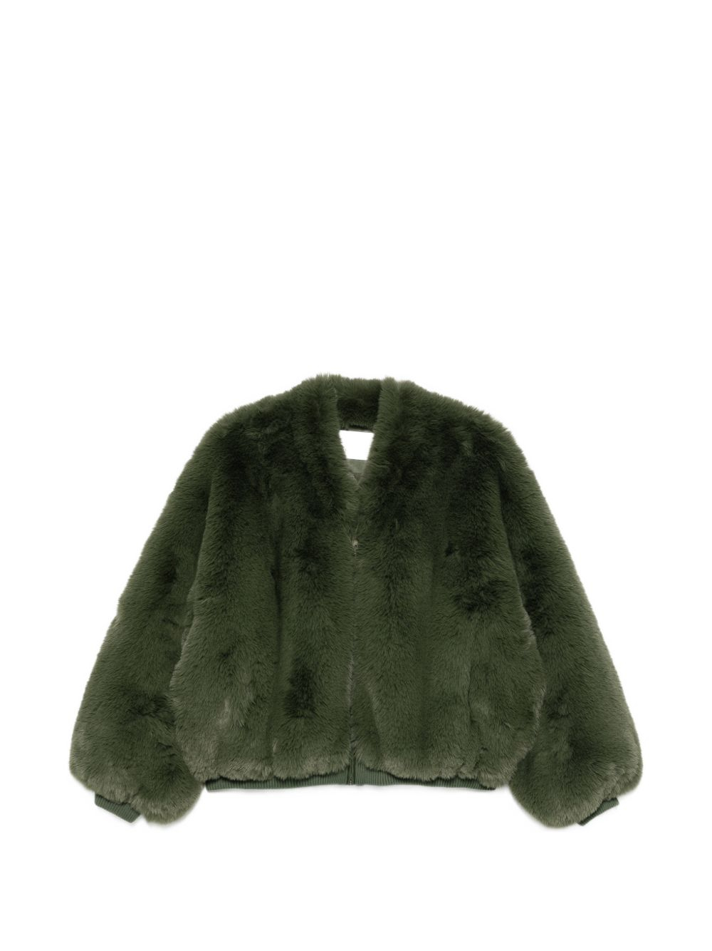 [THE FRANKIE SHOP] Fur Jacket FW26 JAFS22738407MOSSGREEN