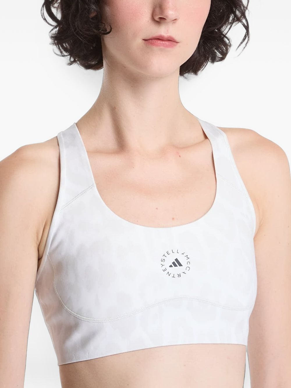 [Adidas By Stella McCartney] T-shirts Sleeveless FW26 KR6177CWHITE/ORBGRY