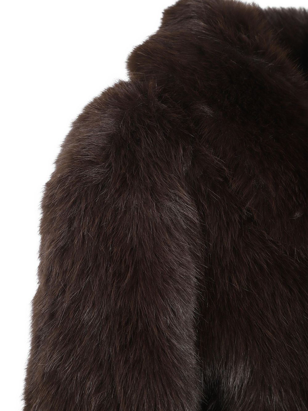 [THE FRANKIE SHOP] Fur Jacket FW26 COFS041442000BROWN