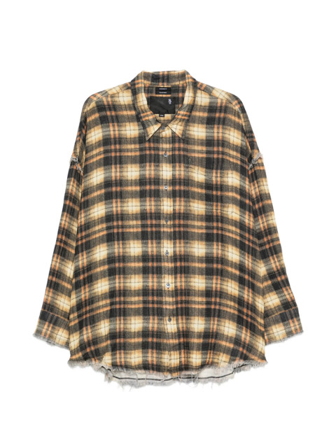 [R13] Shirts Long Sleeve FW26 R13WR075 R918B BROWN