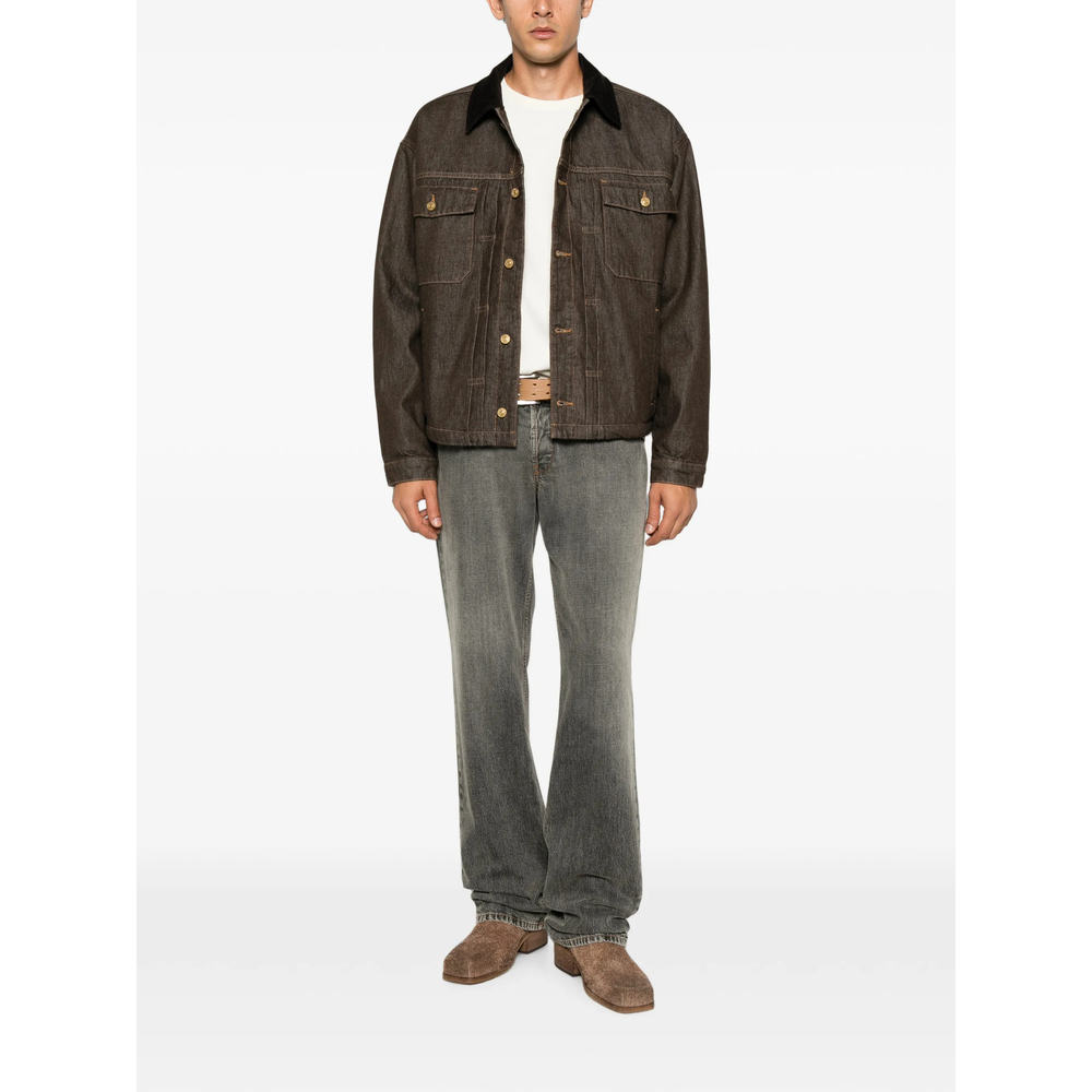 [7 FOR ALL MANKIND] Denim jacket FW26 7TEM0H19 PLEATED JA 3TW