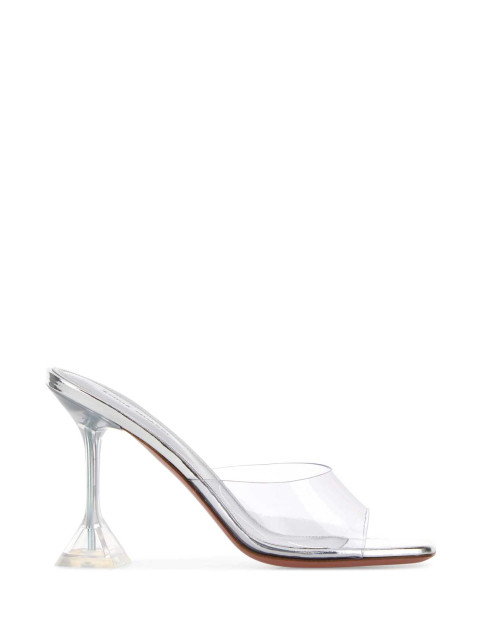 [Amina Muaddi] Slippers FW26 LUPITAGLASSSLIPPER95 TRASIL
