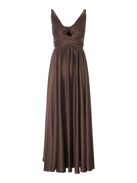 [Zimmermann] Sleeveless dress FW26 5396DF26RBCH BITTER CHOCOLATE