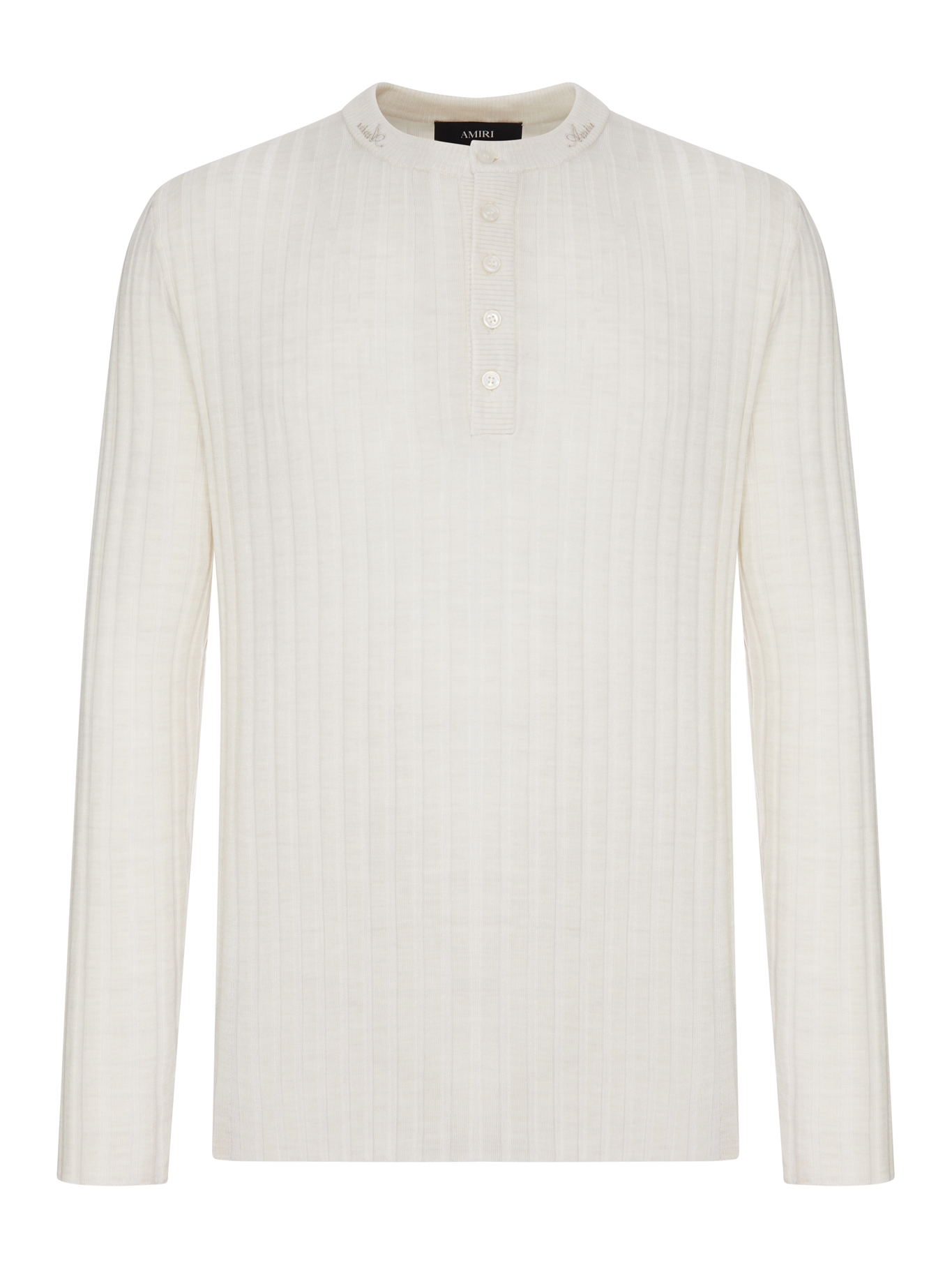 [Amiri] T-shirts Long Sleeve FW26 AM426KN0360027 ALABASTER