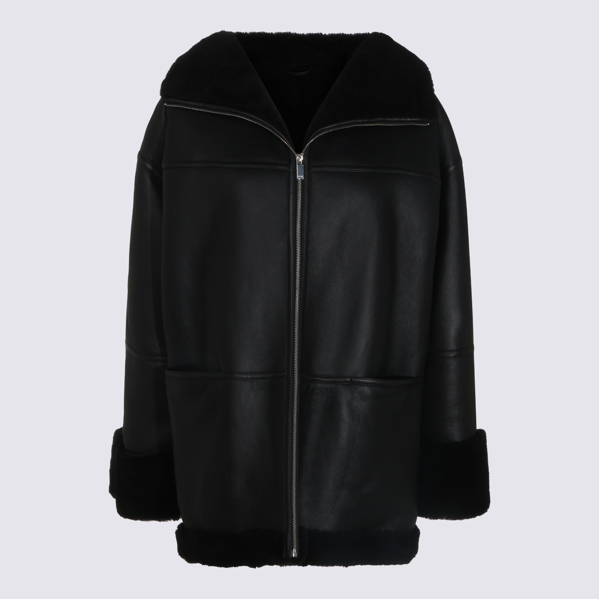 [TOTEME] Leather Jacket FW26 214122606200001