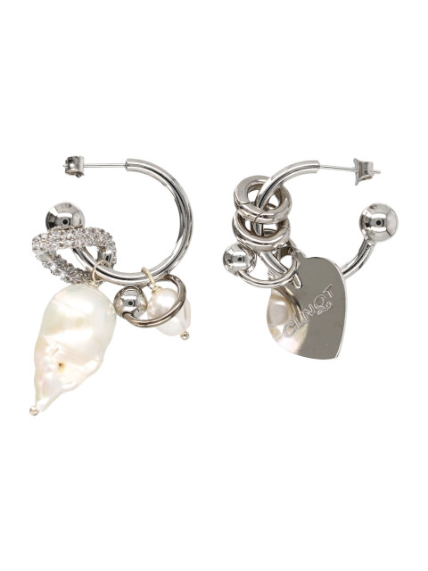 [JUSTINE CLENQUET] Earring FW26 AGINESEARRINGSPALLADIUM