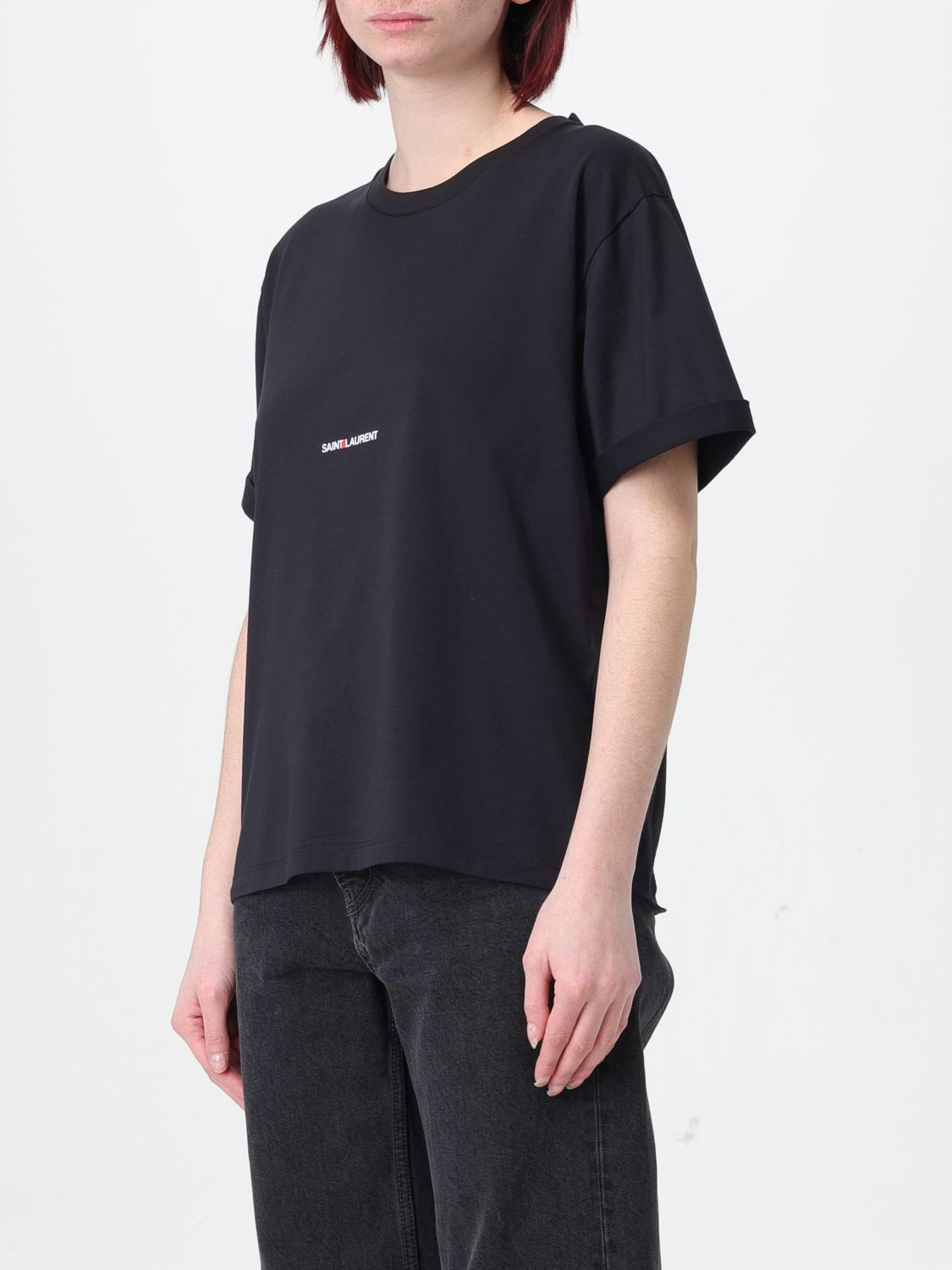 [Saint Laurent] T-shirts Short Sleeve FW25 460876YB2DQ 1000