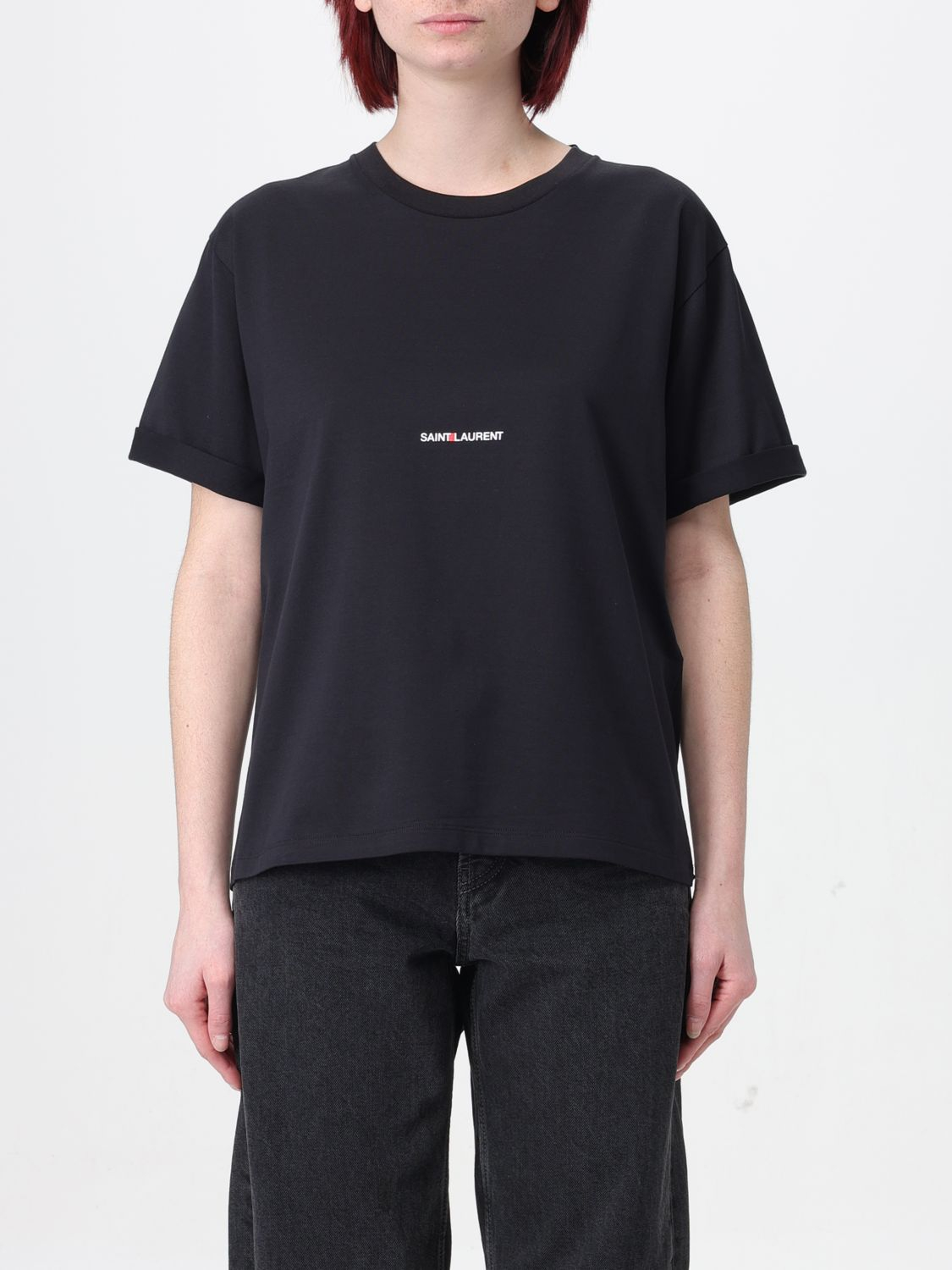 [Saint Laurent] T-shirts Short Sleeve FW25 460876YB2DQ 1000
