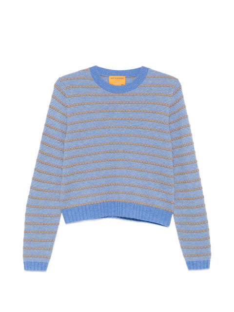 [GUEST IN RESIDENCE] Knitwear FW26 W44010JM PABBLE STR BLUE