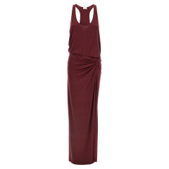 [THE ANDAMANE] Sleeveless dress SS26 TM190147BTJP142ROUGENOIR