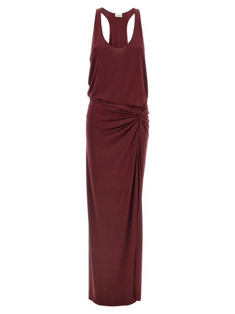 [THE ANDAMANE] Sleeveless dress SS26 TM190147BTJP142ROUGENOIR
