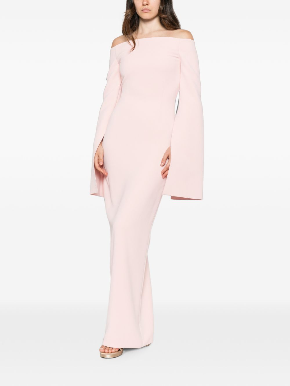 [Solace London] Long sleeve dress FW26 OS49015PALEPINK