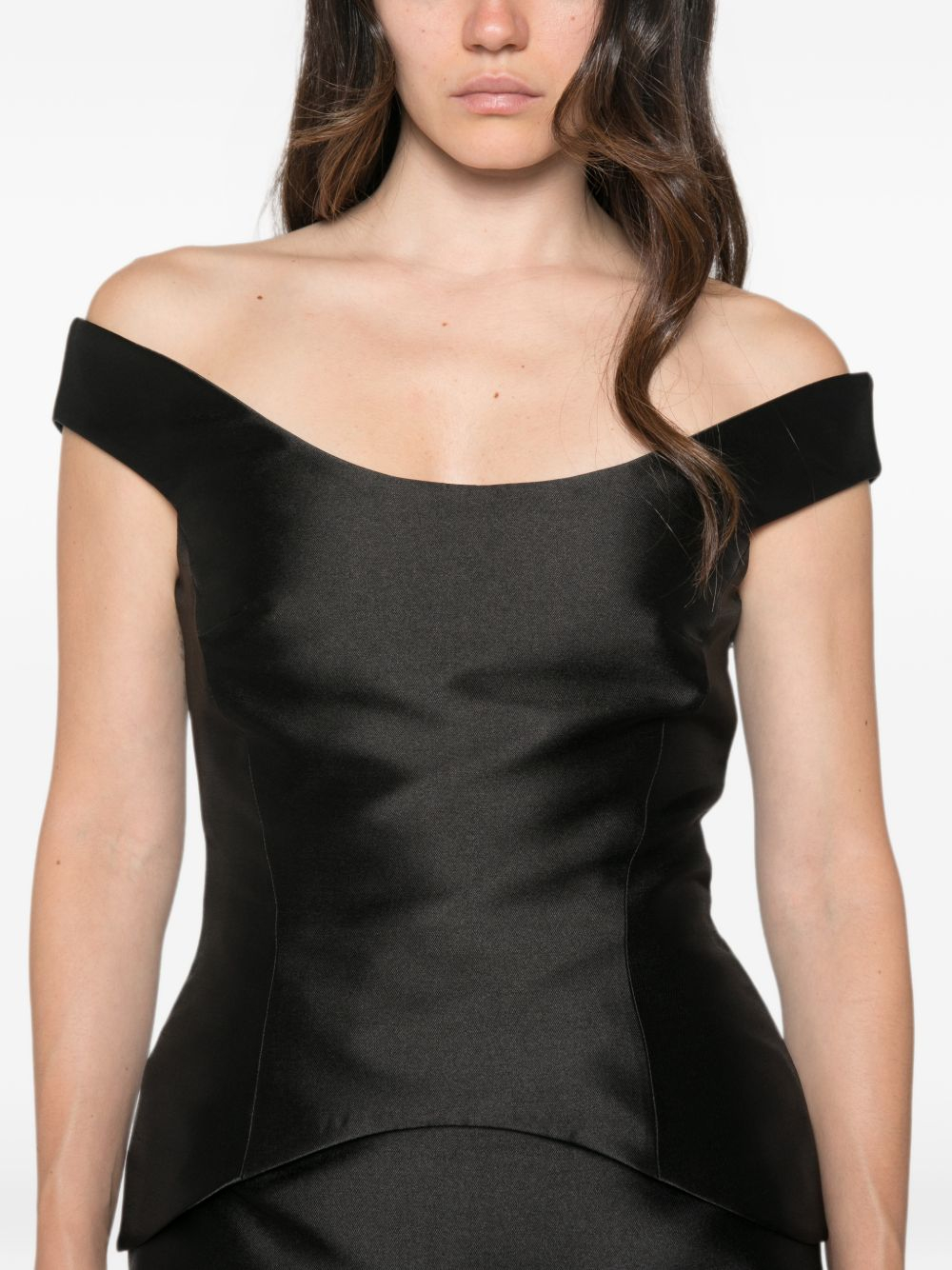 [Solace London] Sleeveless dress FW26 OS49024BLACK
