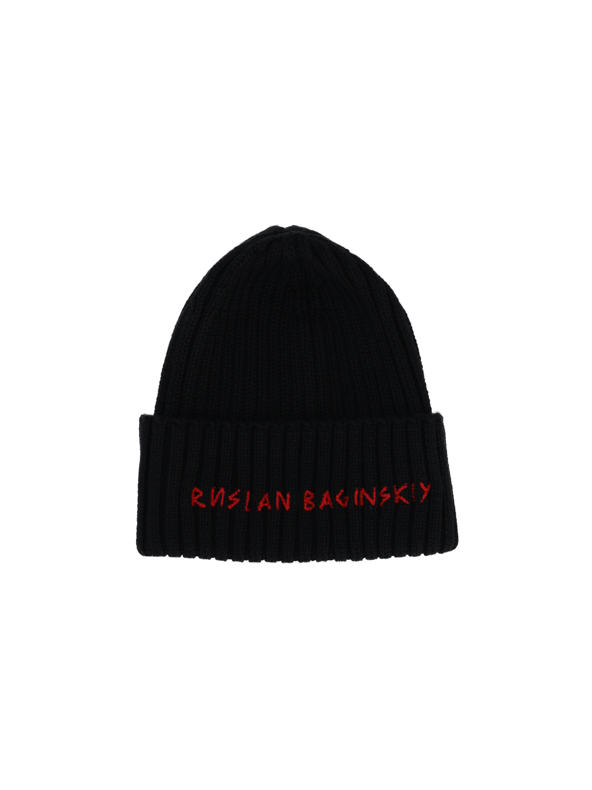 [RUSLAN BAGINSKIY] Beanie FW26 BN033034PF26 WARUBLACK