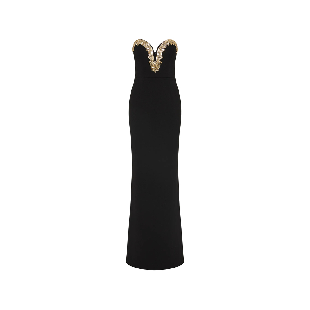 [Rebecca Vallance] Sleeveless dress FW26 2602-1589  BLACK