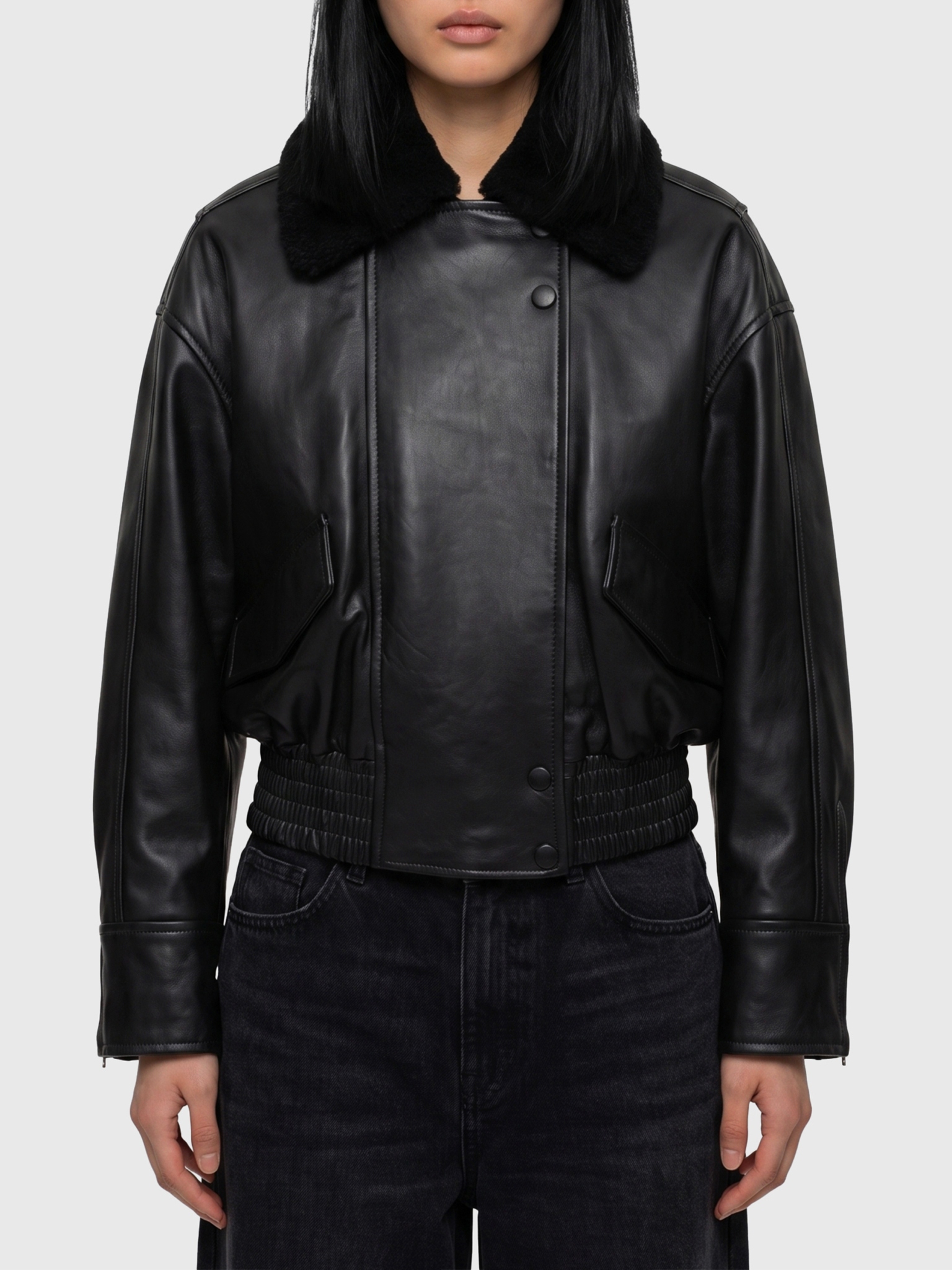 [IVY OAK] Casual Jacket FW26 IO118071_30600079_BK999