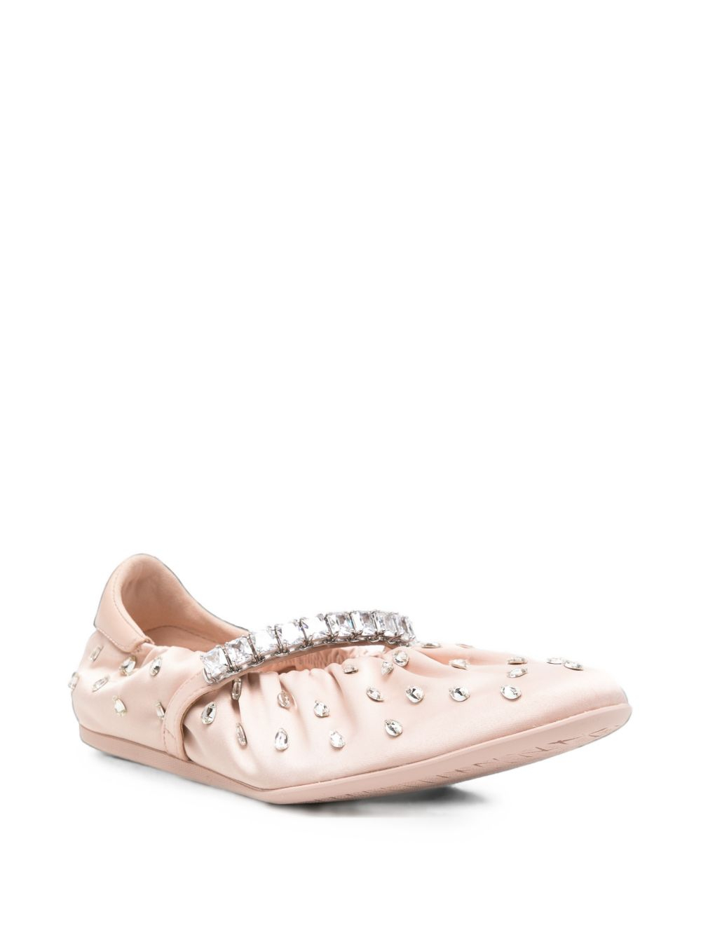 [Jimmy Choo] Flat shoes FW26 JADEBALLERINAQEPMACARON/CRYSTAL