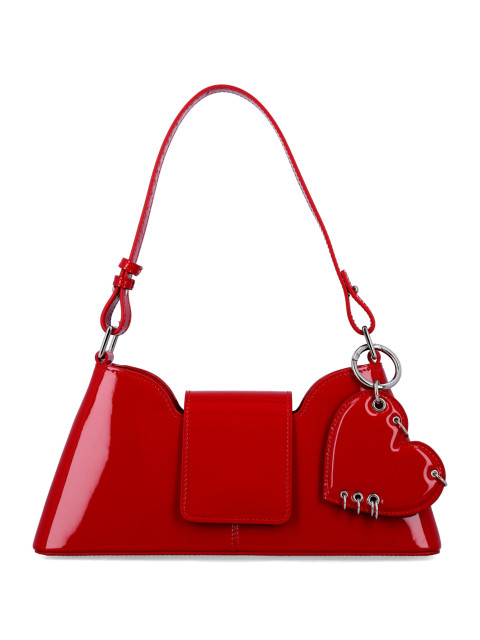 [JUSTINE CLENQUET] Shoulder bag FW26 MARLAKEYCHAINRED LIPSTI