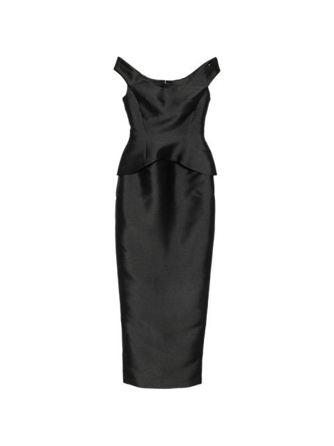 [Solace London] Sleeveless dress FW26 OS49024  BLACK