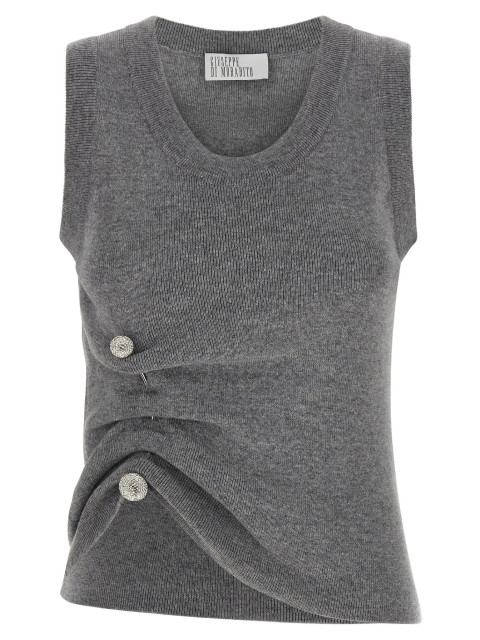 [Giuseppe di Morabito] T-shirts Sleeveless FW26 07PFKNT420X1676095