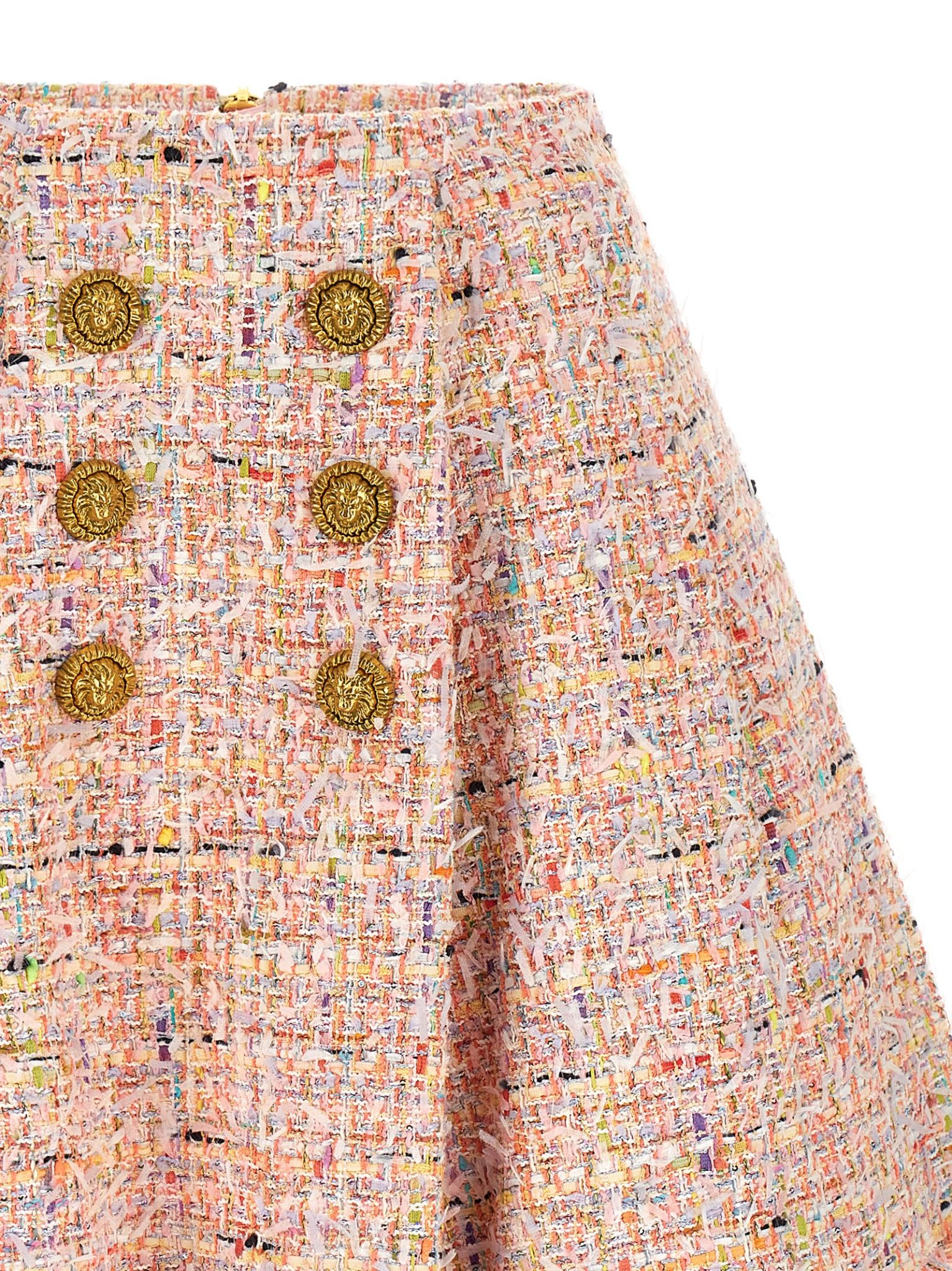 [Balmain] Mini skirt FW26 HF1LA680XM17AAA