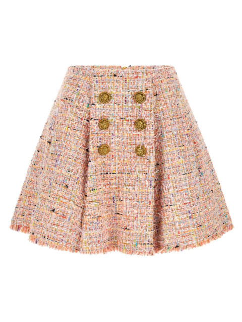 [Balmain] Mini skirt FW26 HF1LA680XM17AAA