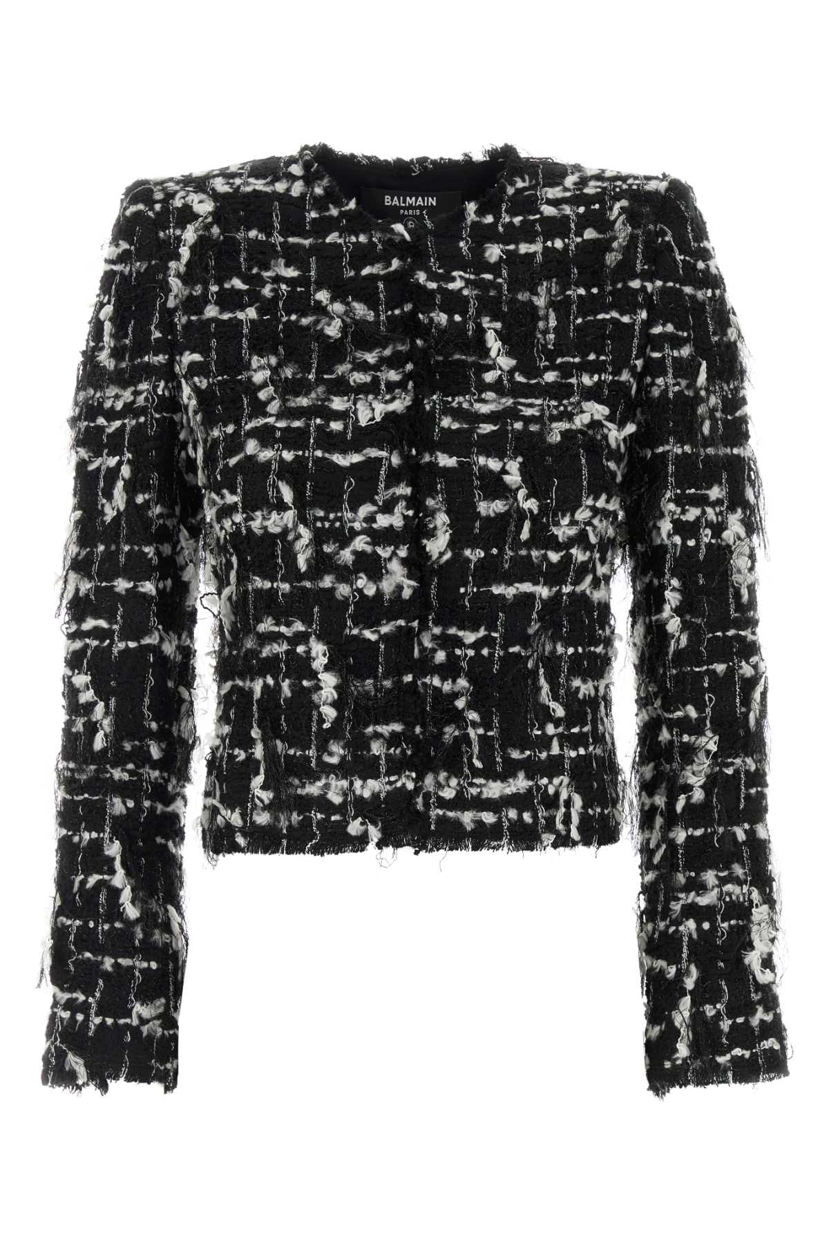 [Balmain] Tweed jacket FW26 HF1SC311XM09 EAB