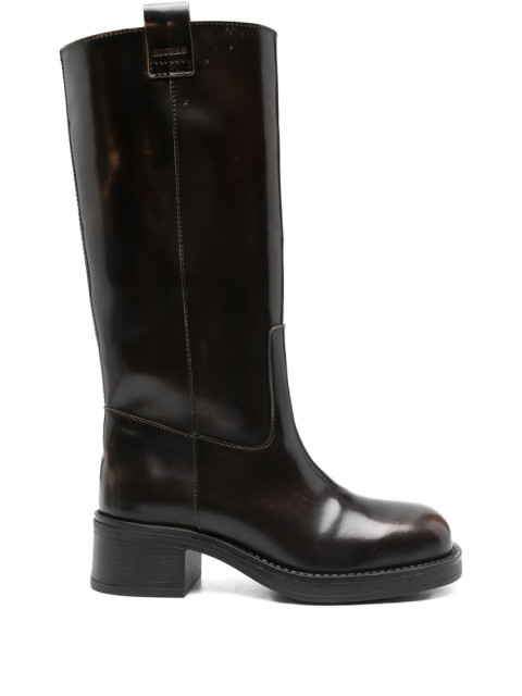[ALOHAS] Long Boots FW26 S100550-02  BROWN