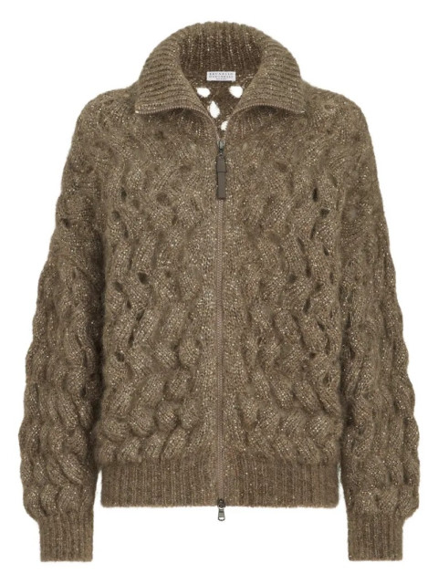 [Brunello Cucinelli] Cardigan FW26 MNT347516CLE69 BROWN