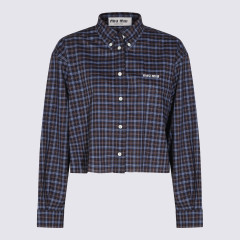 [Miu Miu] Shirts Long Sleeve FW26 MK1659SOOO19U3F057W