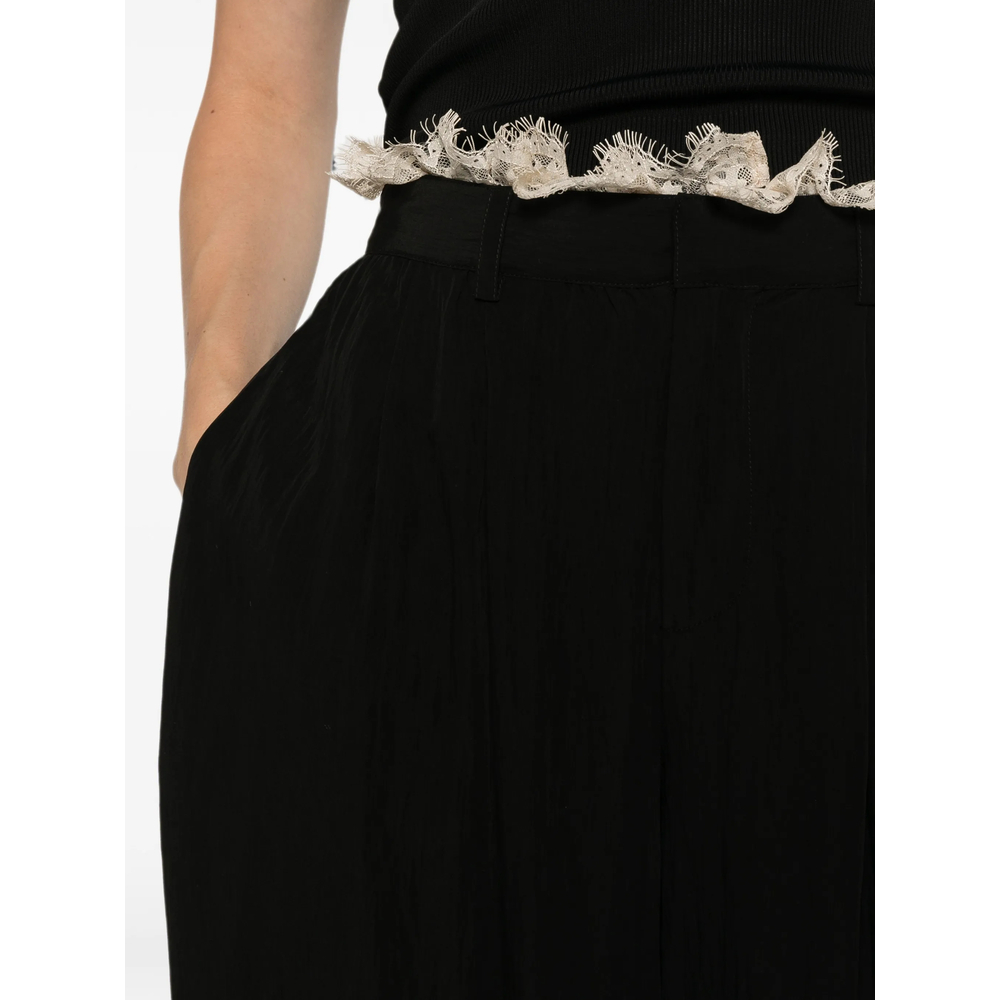 [Sea] Trousers FW26 PF26-038  BLACK