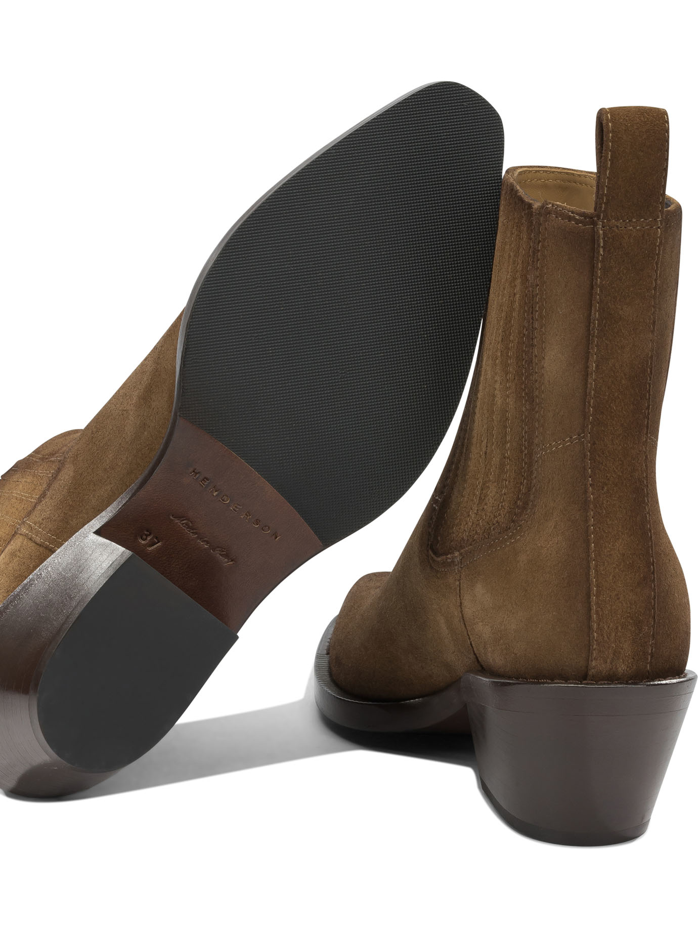 [Henderson Baracco] Ankle Boots FW26 ALLYSON.S.669DSUEDE ACACIA ANTICATO