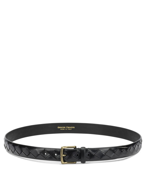 [Officine Creative] Belt FW26 OC STRIP/29PARMA INTRECCIO NERO