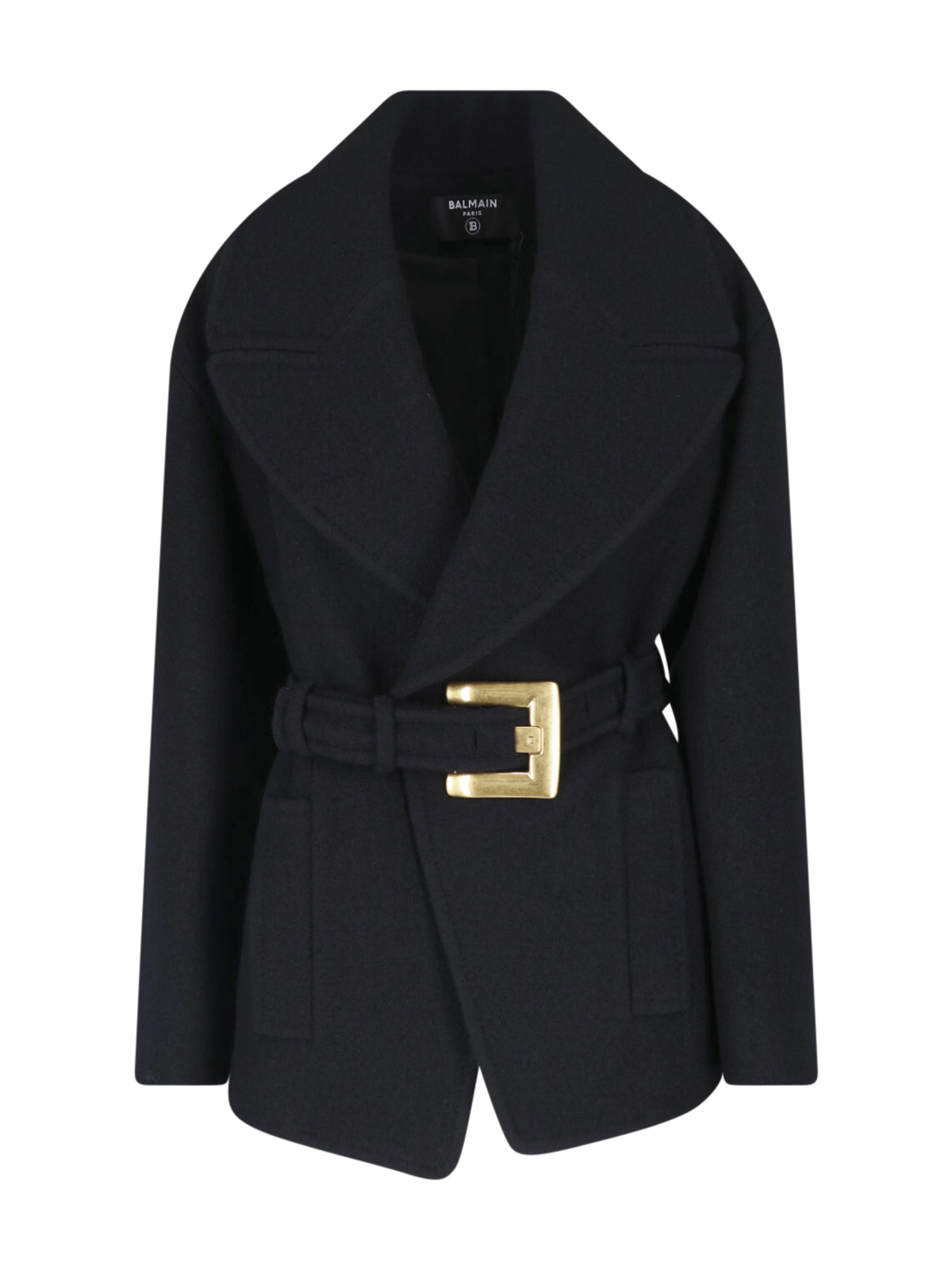 [Balmain] Coat FW26 HF1UA215WC700PA