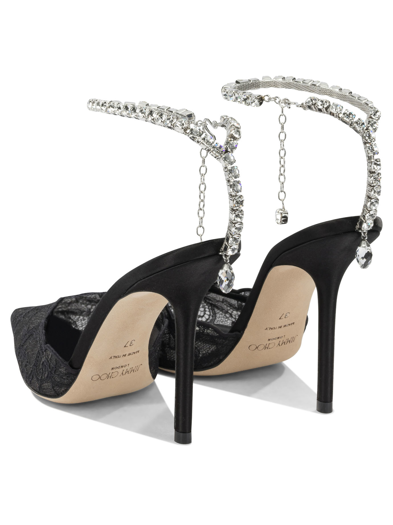 [Jimmy Choo] Pumps FW26 SAEDA 100GQVBLACK/CRYSTAL