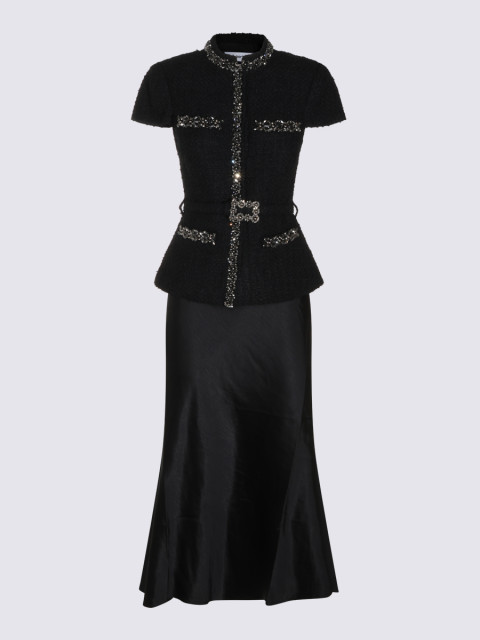 [Self - portrait] Long sleeve dress FW26 AW26053MAB
