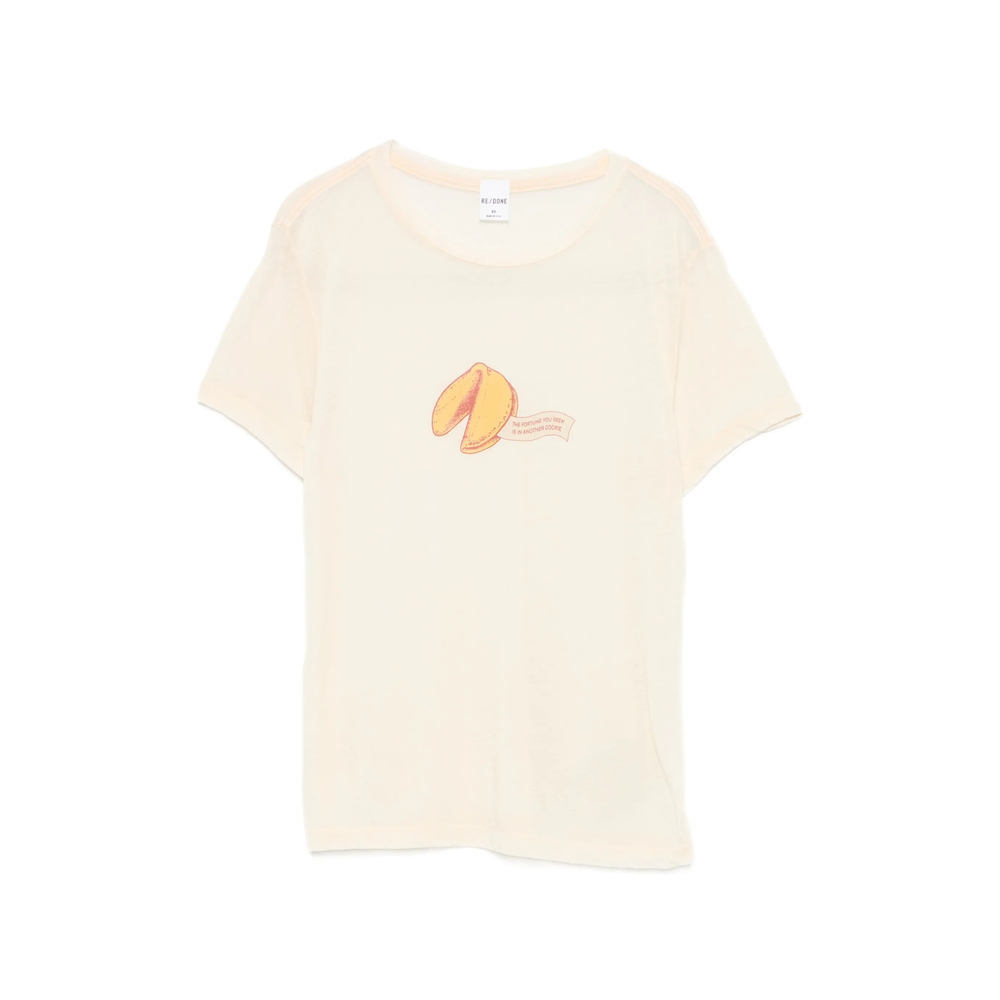 [Re/Done] T-shirts Short Sleeve FW26 792-02WCGT415  FADAN