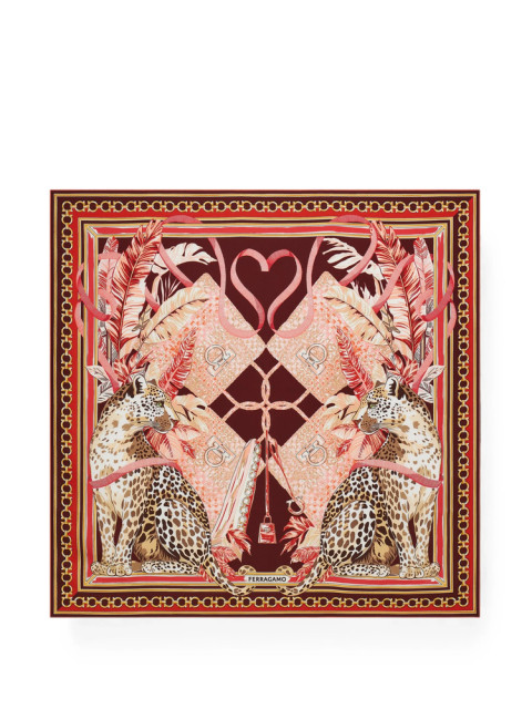 [Ferragamo] Scarf FW26 310241 0796909 BORDE