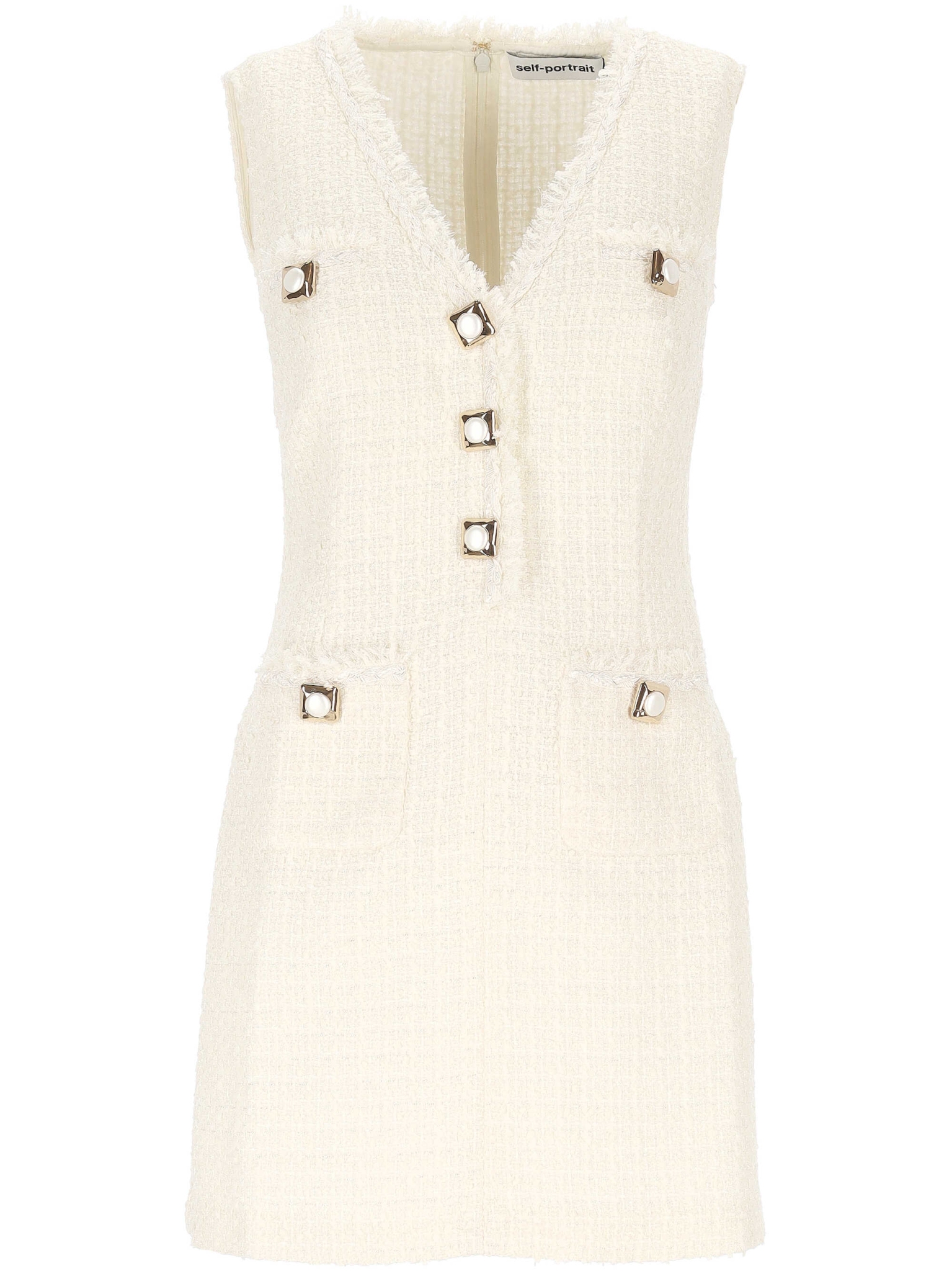 [Self - portrait] Sleeveless dress FW26 PF26-005SCCREAM