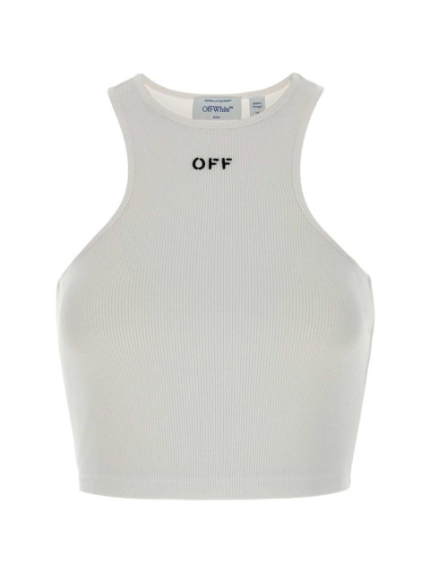 [Off White] Tank top FW26 2FA00671TW102