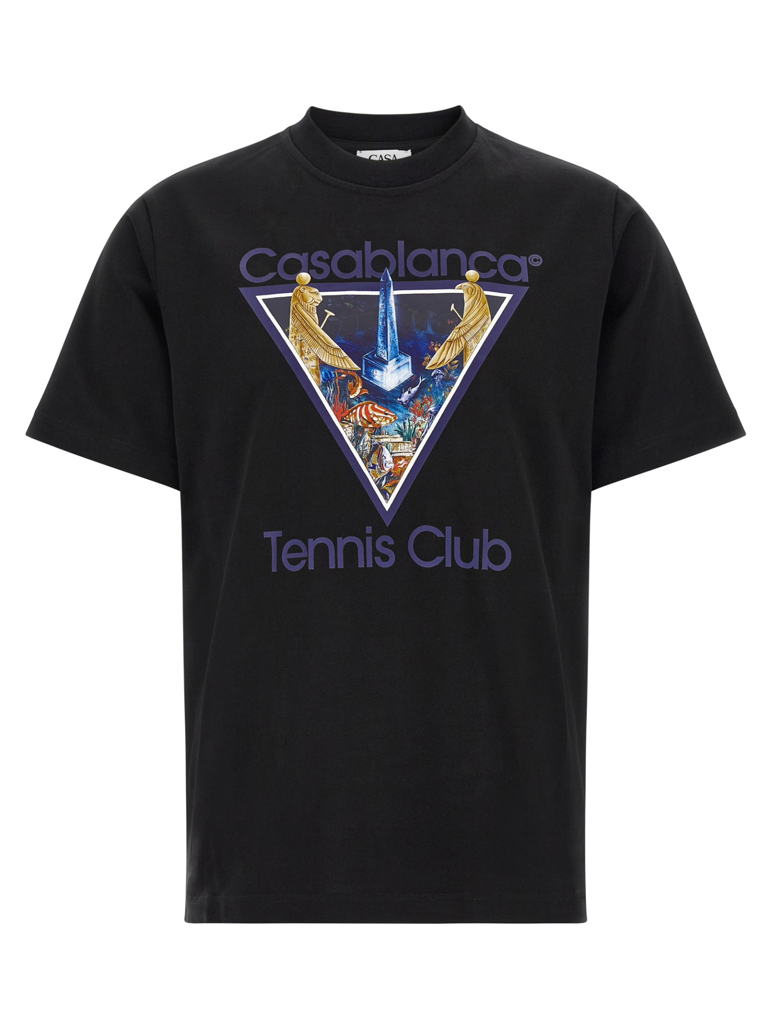 [Casablanca] T-shirts Short Sleeve FW26 MAW26JTS00107MONDEPERDUTENNISCLUBICON