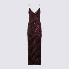 [NISSA] Sleeveless dress FW26 RS16866BORDEAUX