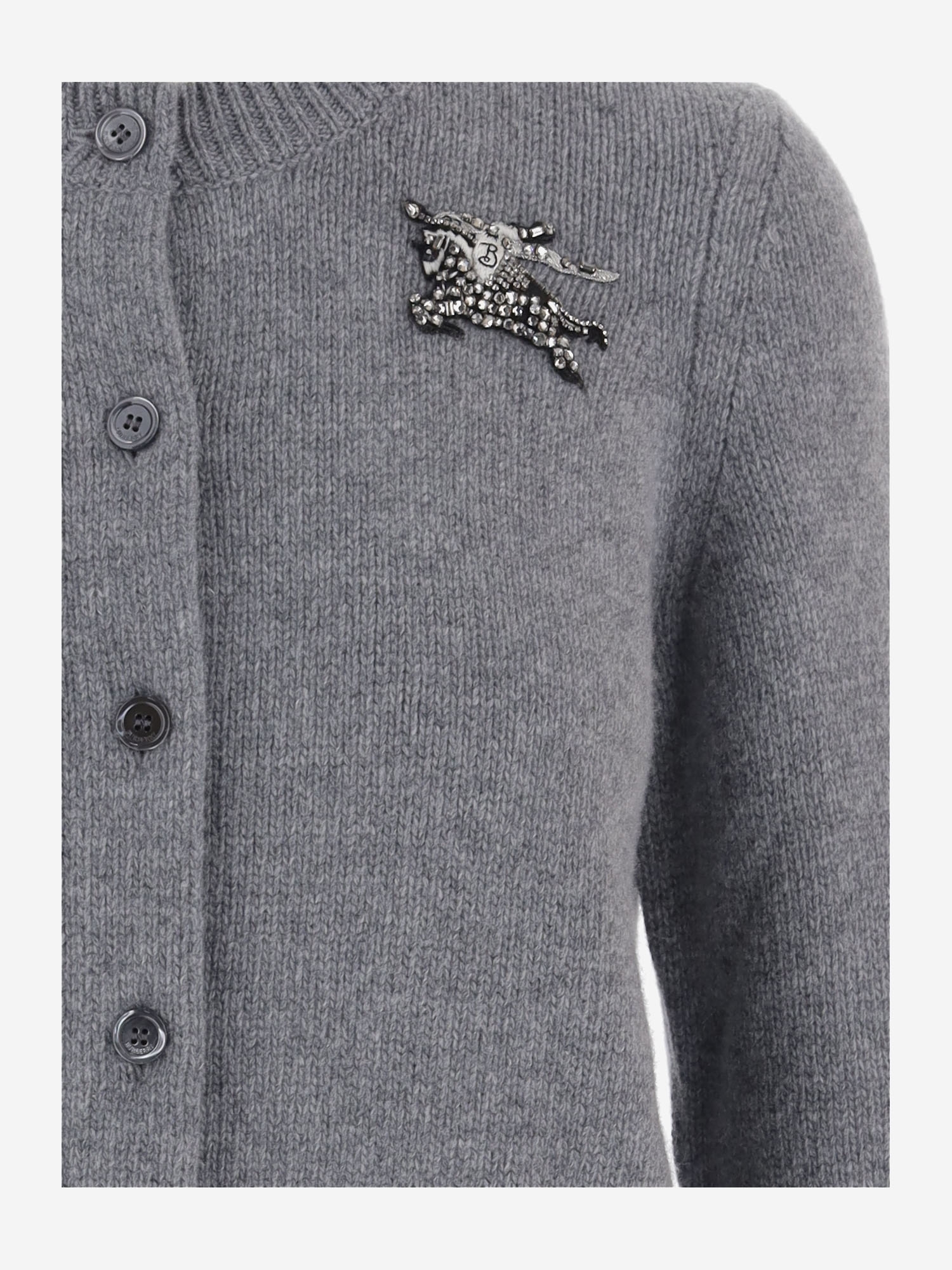 [Burberry] Knitwear FW26 8132458GREYMELANGE