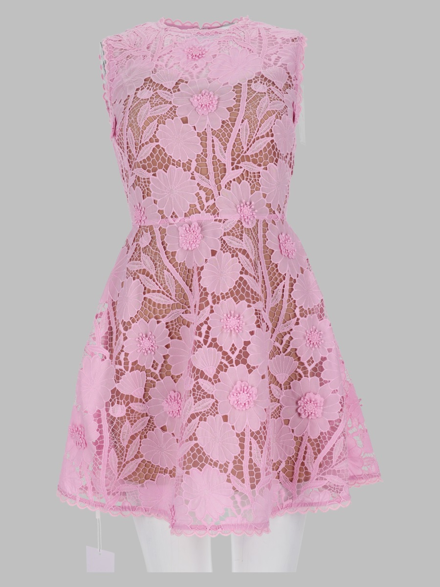 [Self-portrait] Sleeveless dress FW26 PF26-109S-P_PINK