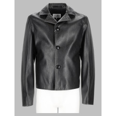[MM6 Maison Margiela] Leather Jacket FW26 SH0AM0102_M35455900